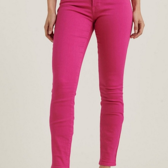 Hot pink lucky brand skinny jeans! - Picture 2 of 2